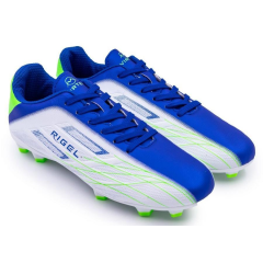 Бутсы ф/б VIRTEY MSR 23883, иск.кожа, цв. белый/синий/зеленый, р.41