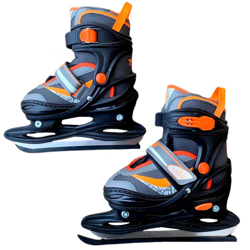 Коньки раздвижные TECH TEAM TIM ICE р. 34-37 orange