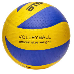 Мяч в/б ATEMI TORNADO, синт. кожа PVC,  желт- син