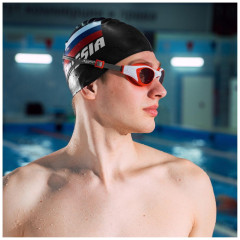 Очки для плавания ONLYTOP, взрослые + беруши (7656436)