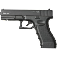 Пистолет пневматический Stalker S17 (аналог Glock17) металл, пластик, черный 4,5 мм