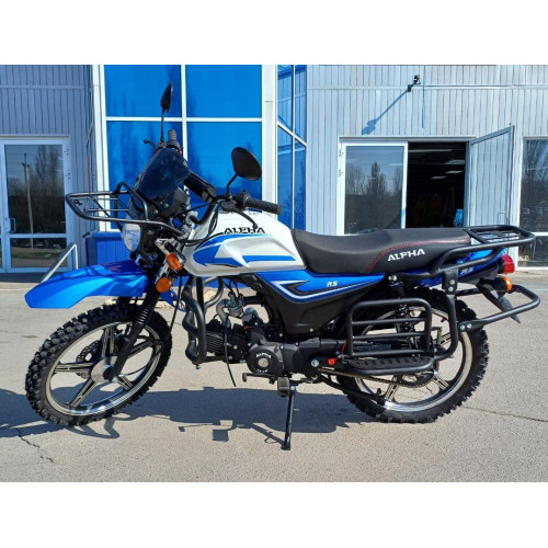 Мопед MOTOLAND ALPHA Forester RS 11 синий/белый*1
