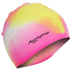 Шапочка для плавания ONLYTOP SWIM силикон (737233)