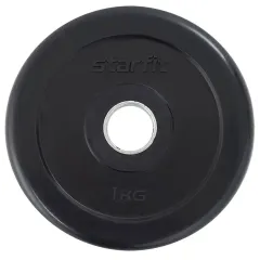 Диск обрезин. STARFIT BB-202  1 кг, d=26 мм, черный
