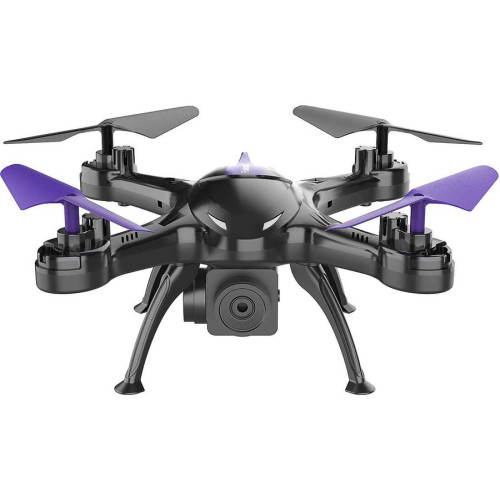 Игрушка КВАДРОКОПТЕР Hiper HQC-0003 Falcon X FPV 0.3Mpix VGA WiFi ПДУ черный/фиолетовый