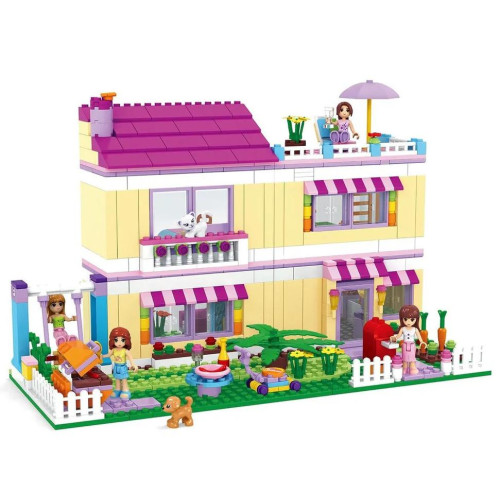 Игра КОНСТРУКТОР AUSINI Двухэтажный коттедж 771 деталей (2575347)