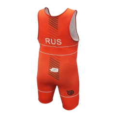 Трико борцовское BOYBO PROFI BT45 красный, р. 3XL