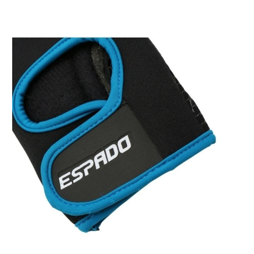 Перчатки для фитнеса ESPADO ESD001, черный/синий, р. XS