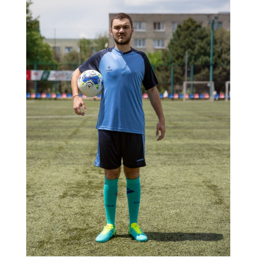 Форма футбольная INGAME UFB-001 цв. синий/черный, р. M