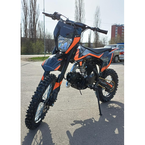 Питбайк  Motoland GF125 E оранжевый/чёрный *4