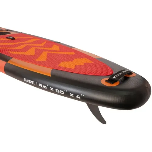 SUP-доска надувная универсальная TECH TEAM CRUZO (orange) 290x77x10см (с окном)(816119)