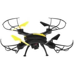 Игрушка КВАДРОКОПТЕР Pilotage Falcon X FPV 0.3Mpix VGA WiFi ПДУ черный/желтый