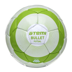 Мяч ф/б ATEMI BULLET FUTSAL, PU, бел/зел, р.4