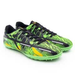 Бутсы ф/б VIRTEY TURF 23876, иск.кожа, цв. зеленый/черный, р.37