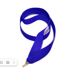 Медаль МТ852-1 наградная с лентой, d-5 см (золото)