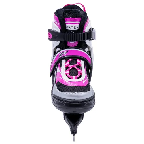 Коньки раздвижные VIRTEY JOY р. 39-42. Цвет: розовый