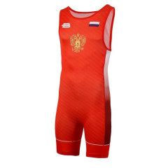 Трико борцовское BOYBO PROFI р.2XL красный