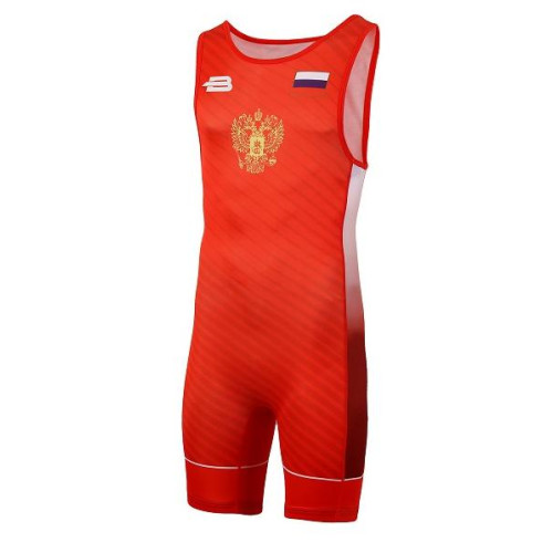 Трико борцовское BOYBO PROFI р.2XL красный