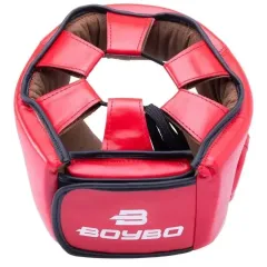 Шлем боксерский BOYBO Winner Flexy BP2004 красный р. M (закрытый)