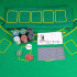 Игра настольная ПОКЕР POKER CHIPS (120 фишек с номиналом, 1 фишка дилера, сукно, карты 2 колоды) (427372)