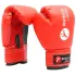 Перчатки боксерские RUSCOsport детские, кож.зам., 8 OZ, белый/красный