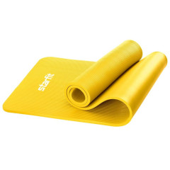 Коврик для йоги и фитнеса STARFIT FM-301 NBR (183х61х1,5 см) желтый