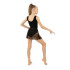 Юбка гимнастическая Grace Dance сетка цвет чёрный, р.30 (7866431)