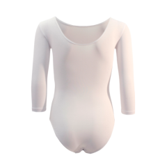 Купальник гимнаст SPRINTER "Классика", х/б. Размер 36. Цвет белый. Г23-361