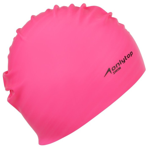 Шапочка для плавания ONLYTOP SWIM силикон (3791415)