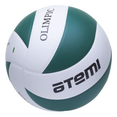 Мяч в/б ATEMI OLIMPIC кожа PU зел-бел
