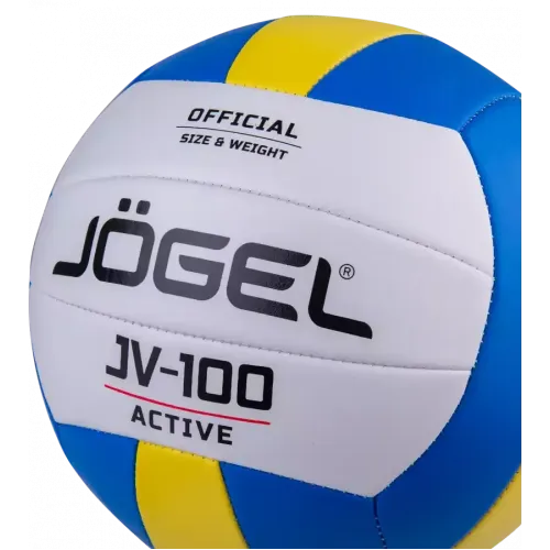 Мяч в/б JOGEL JV-100 синий/желтый р.5 (42637-68164)
