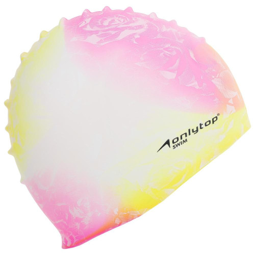 Шапочка для плавания ONLYTOP SWIM силикон (3791417)