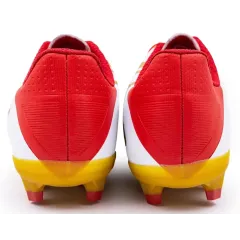 Бутсы ф/б VIRTEY MSR 23886, иск.кожа, цв. белый/красный/золотой, р.43