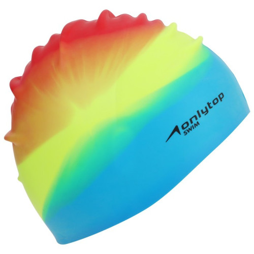 Шапочка для плавания ONLYTOP SWIM силикон (737233)