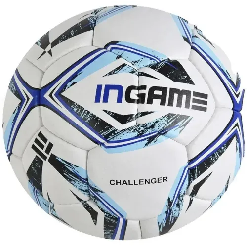 Мяч ф/б INGAME CHALLENGER р.5, белый/синий IFB-101