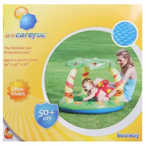 Бассейн BEST WAY 52179 надувной, детский  ДЖУНГЛИ, 99х91х71см, 2+