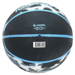 Мяч б/б INGAME MILITARY №7 серый/голубой