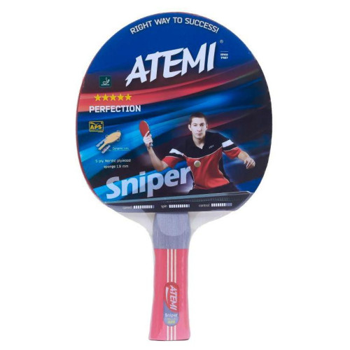 Набор для н/т ATEMI Sniper APS  (1 ракетка + чехол + 2 мяча ***)