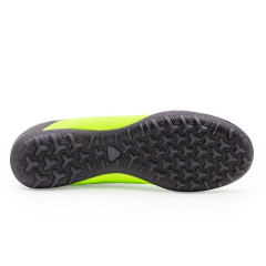 Бутсы ф/б VIRTEY TURF 21091 CORIA, иск.кожа, цв.черный/зеленый, р.39