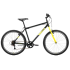 Велосипед ALTAIR 26 MTB HT 1,0 (7 ск., рост 17, хард) черный/желтый