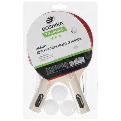 Набор для н/т BOSHIKA Training (2 ракетки + 3 мяча + сетка + крепеж) (5418088)