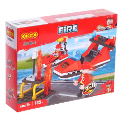Игра КОНСТРУКТОР COGO Огнеборцы 86 детали (2639763)