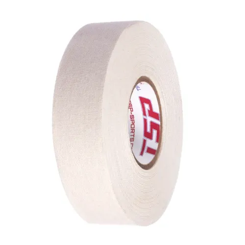 Лента хоккейная для крюка TSP Cloth Hockey Tape 24мм х 45,72м белая
