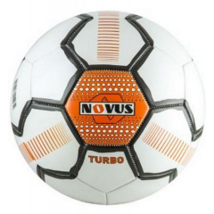Мяч ф/б NOVUS TURBO, PVC, бел/чёрн/оранж., р.5
