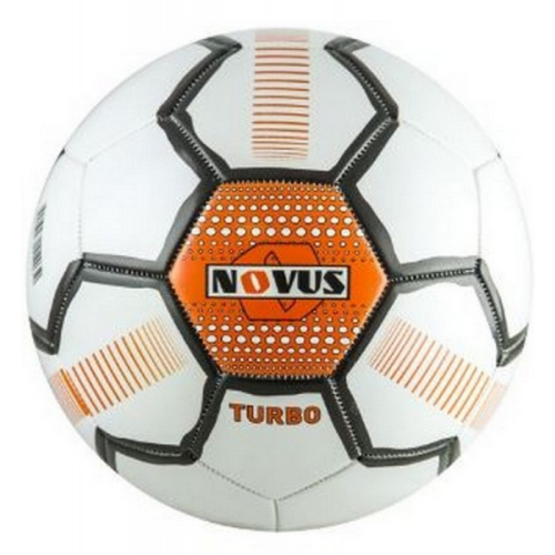 Мяч ф/б NOVUS TURBO, PVC, бел/чёрн/оранж., р.5