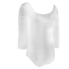 Купальник гимнаст SPRINTER полиэстер. Цвет белый, р.S