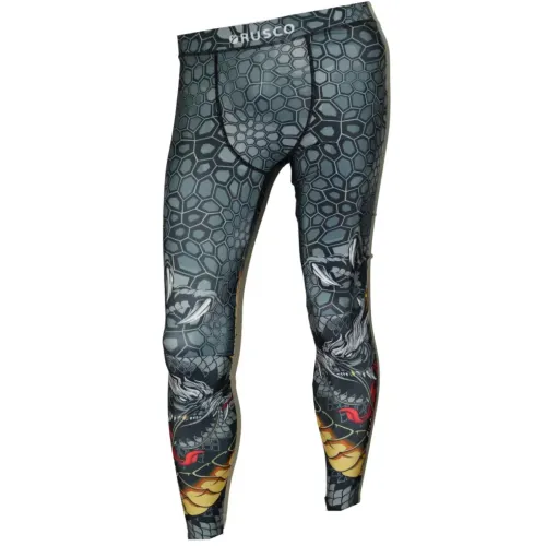 Тайтсы (лосины) мужские Rusco Sport Dragon взрослые (XXL)