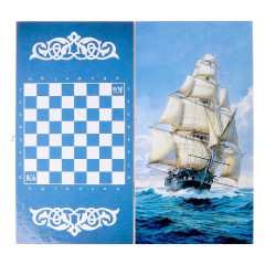 Игра настольная НАРДЫ ПАРУСНИК 40х40см. (3627316)