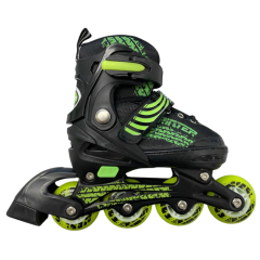 Коньки роликовые SPRINTER 5800-S р.31-34 зеленый