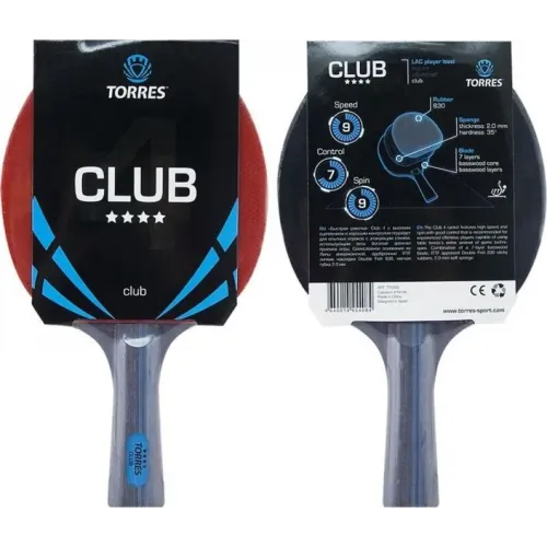 Ракетка н/т TORRES CLUB 4*